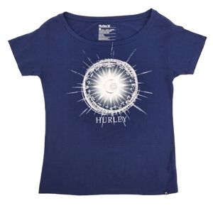 Hurley Nike Dri Fit Blue Mens Tee XS